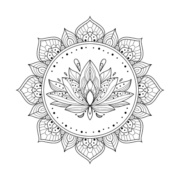 Free Diwali Picture To Color In