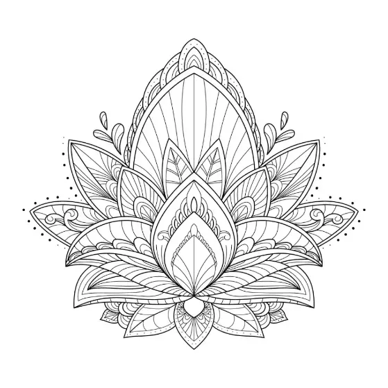 Free Diwali Picture To Color In