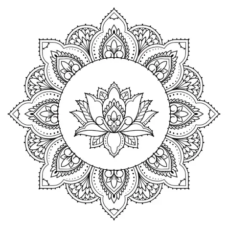 Free Diwali Picture To Color In