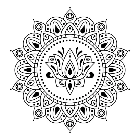 Free Diwali Picture To Color In