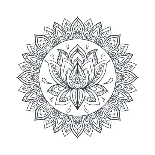 Free Diwali Picture To Color In