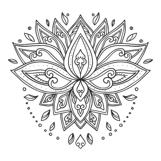 Free Diwali Picture To Color In