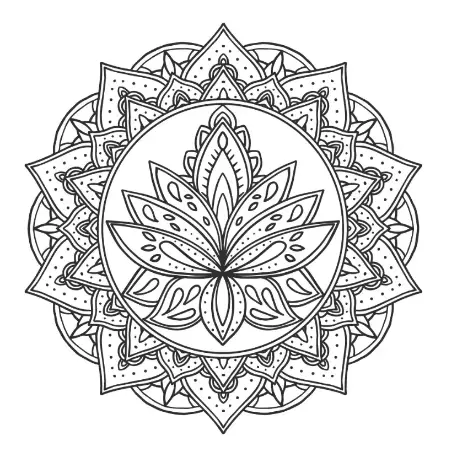 Free Diwali Picture To Color In