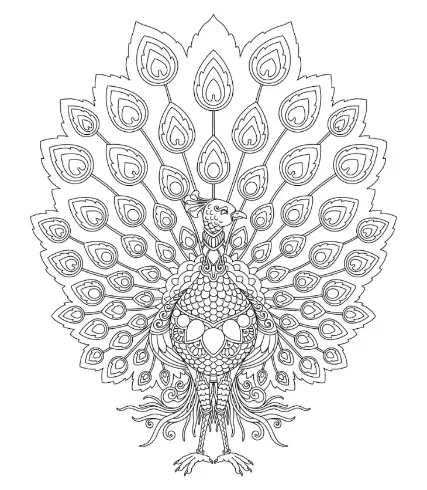 Free Diwali Picture To Color In