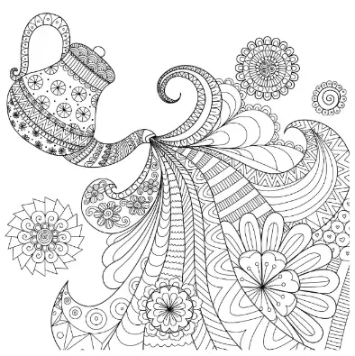 Free Diwali Picture To Color In