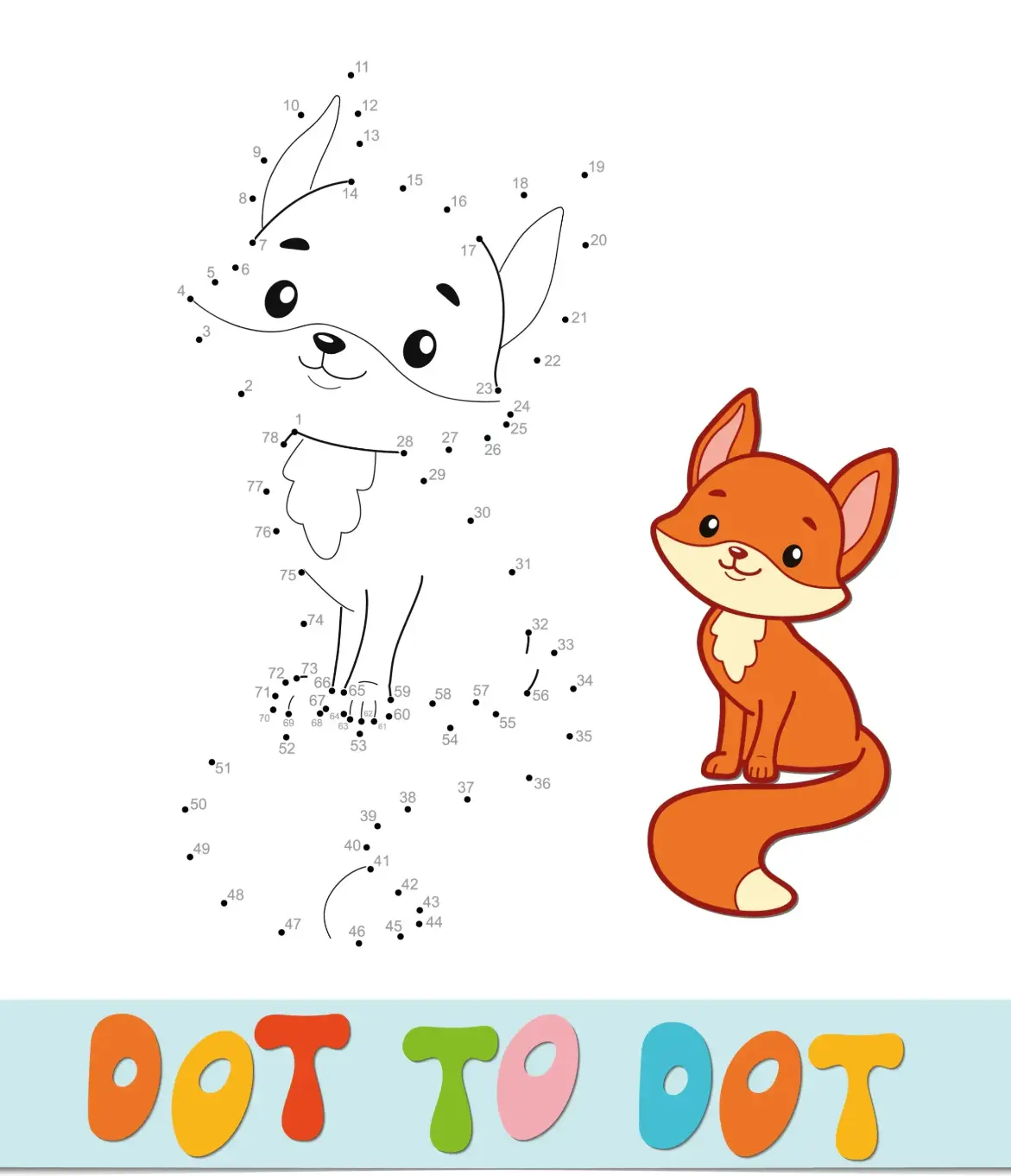 Free Dot To Dot Coloring Picture