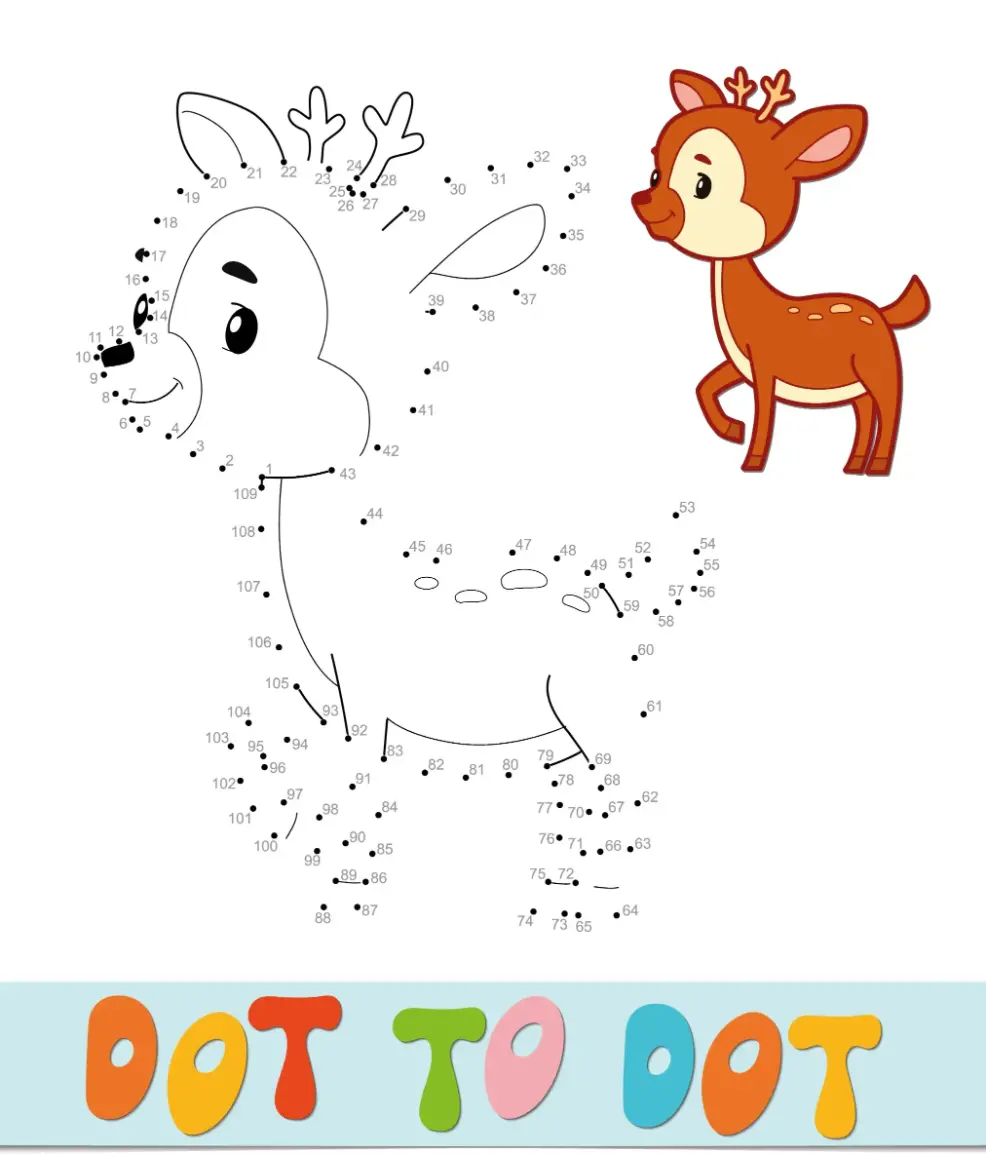 Free Dot To Dot Coloring Picture