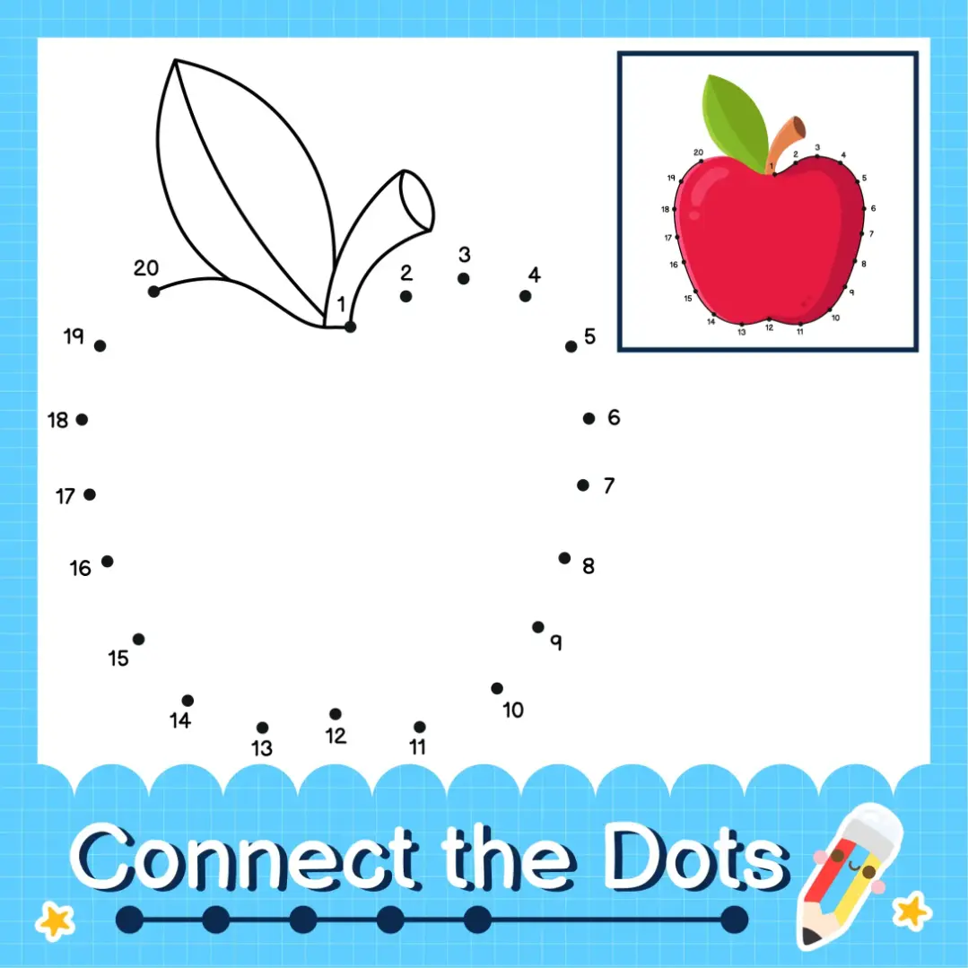 Free Dot To Dot Coloring Picture