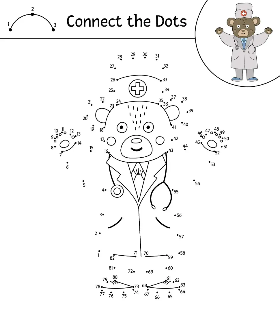 Free Dot To Dot Coloring Picture