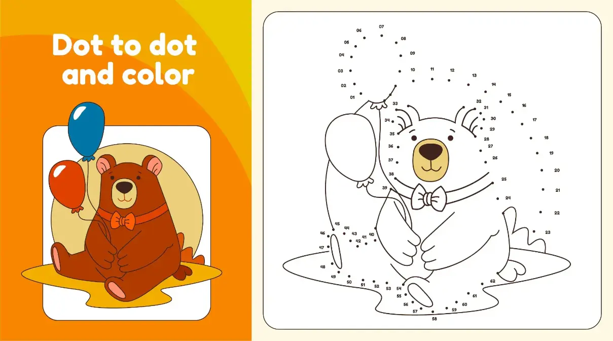 Free Dot To Dot Coloring Picture