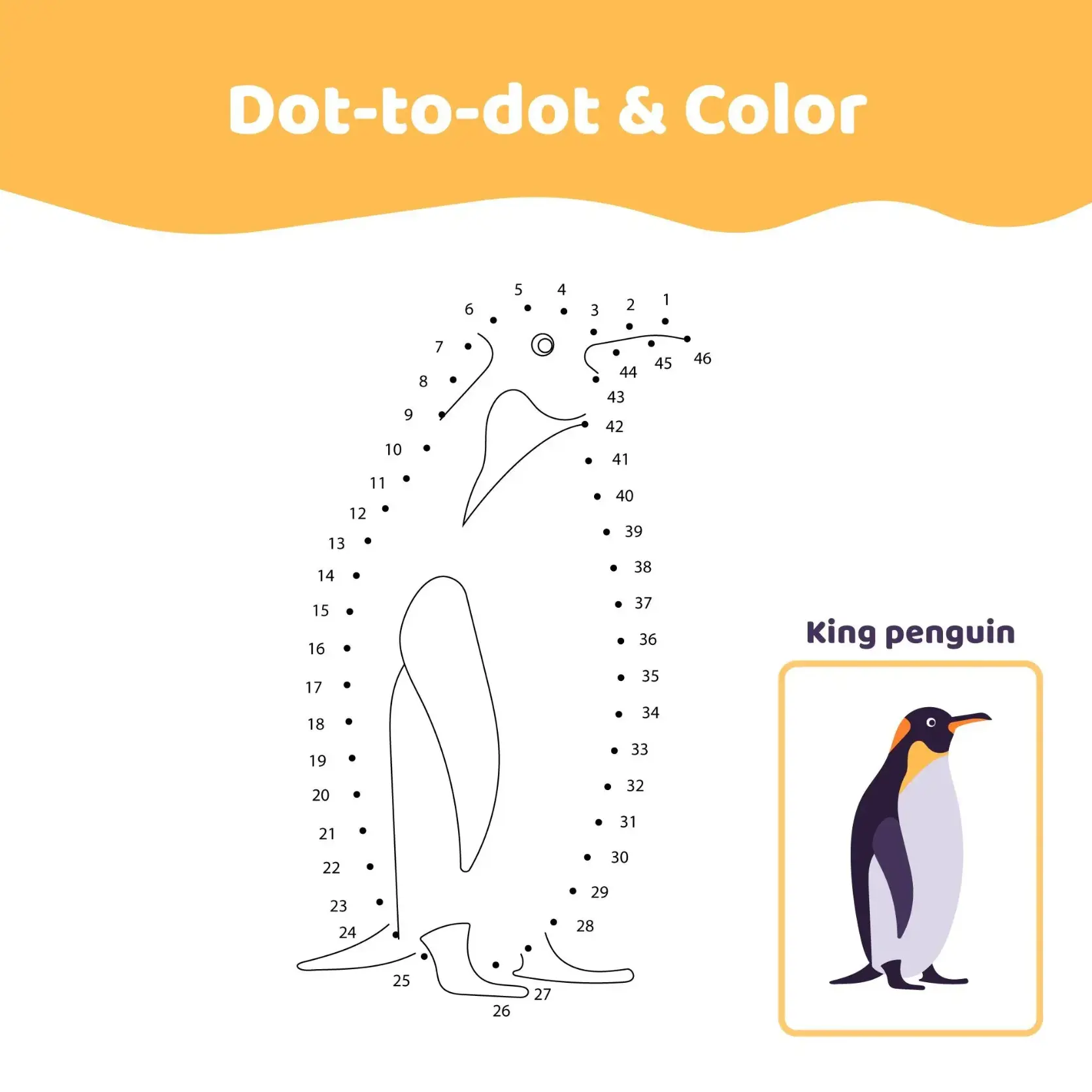 Free Dot To Dot Coloring Picture