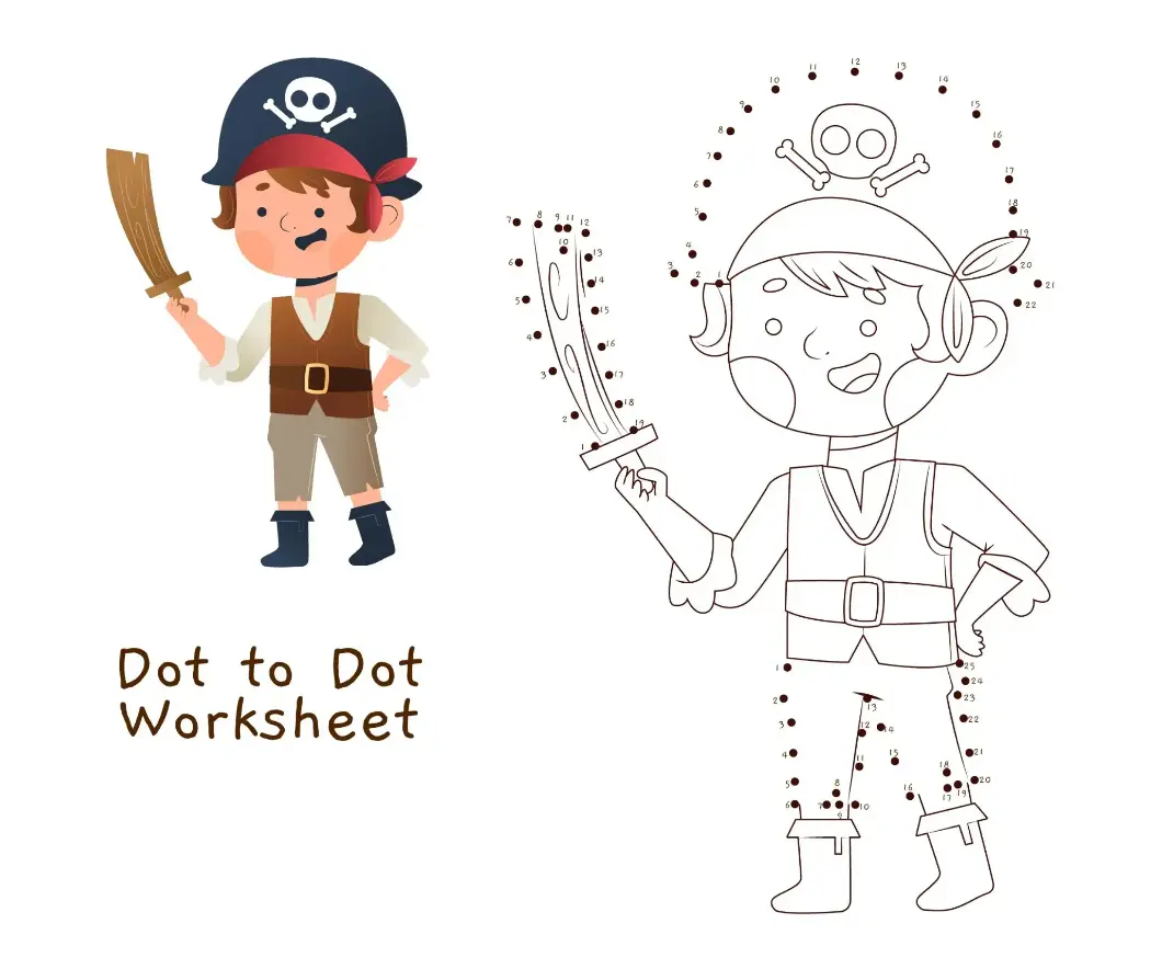 Free Dot To Dot Coloring Picture