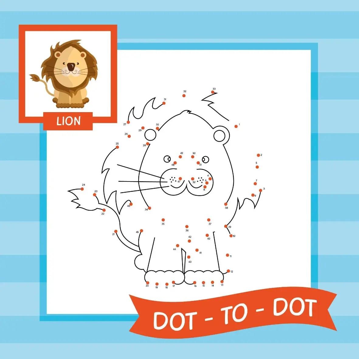 Free Dot To Dot Coloring Picture