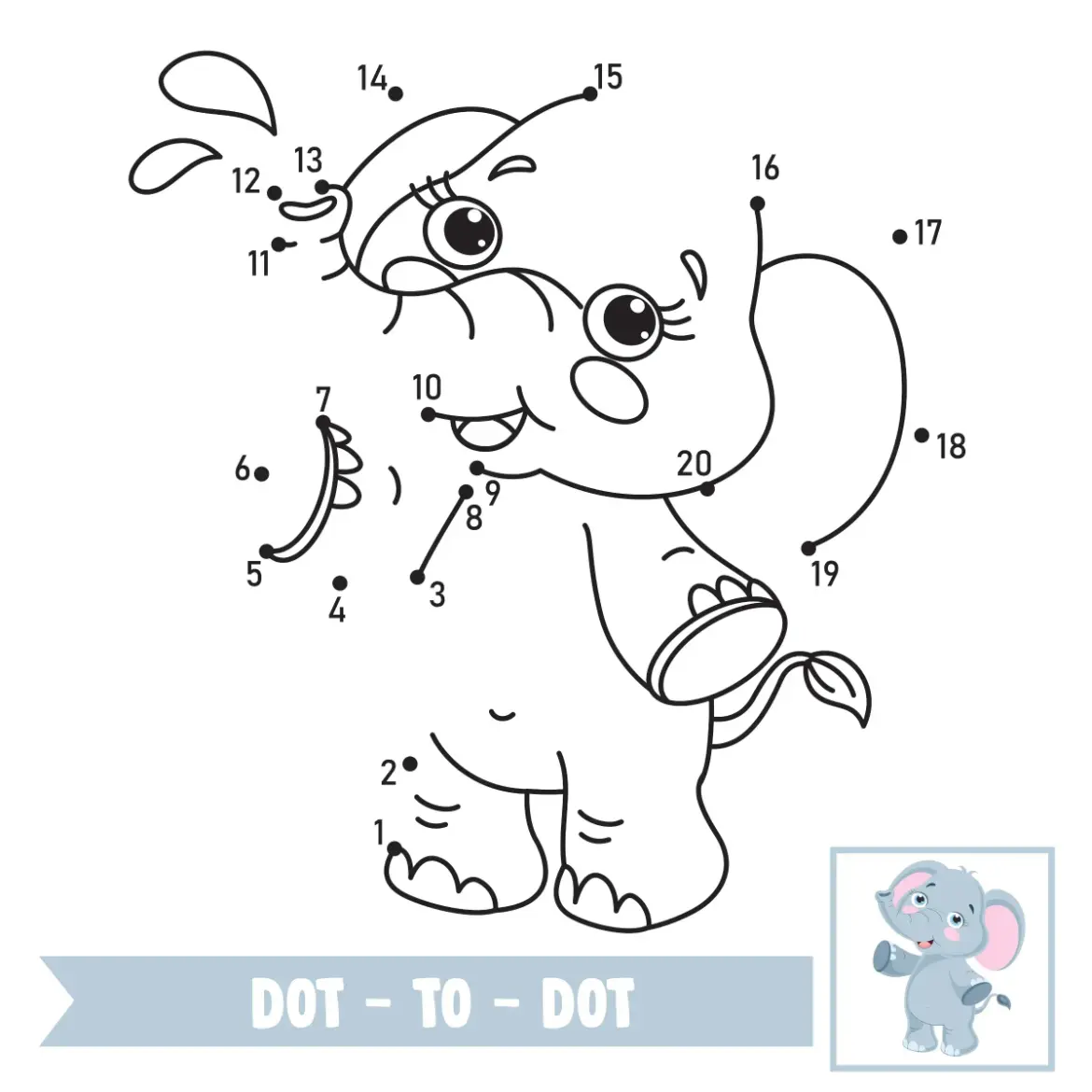 Free Dot To Dot Coloring Picture