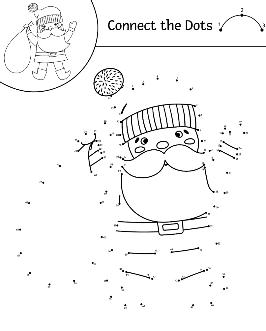 Free Dot To Dot Coloring Picture