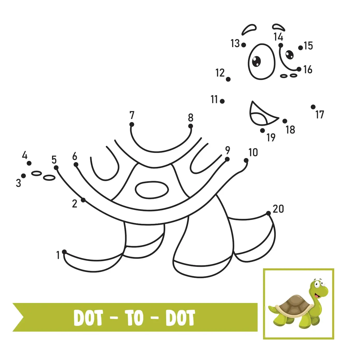 Free Dot To Dot Coloring Picture