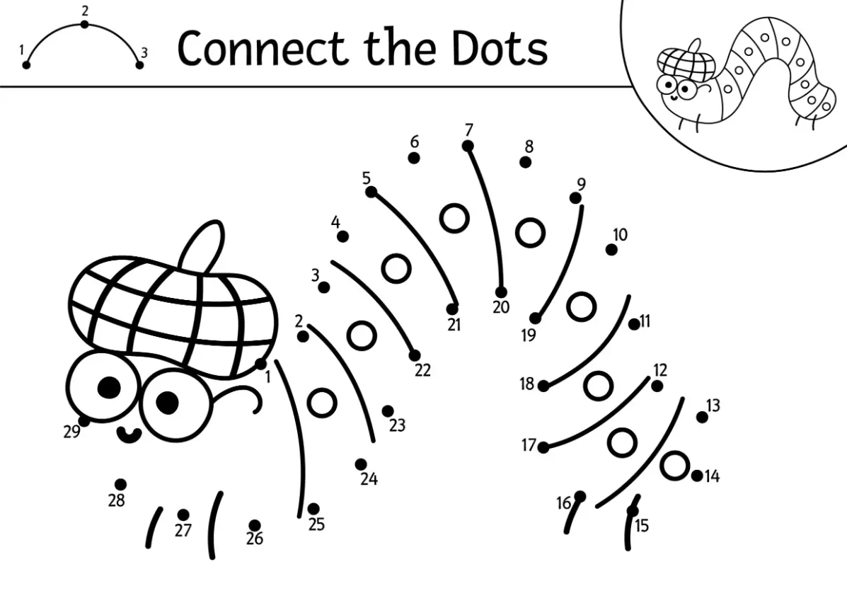 Free Dot To Dot Coloring Picture