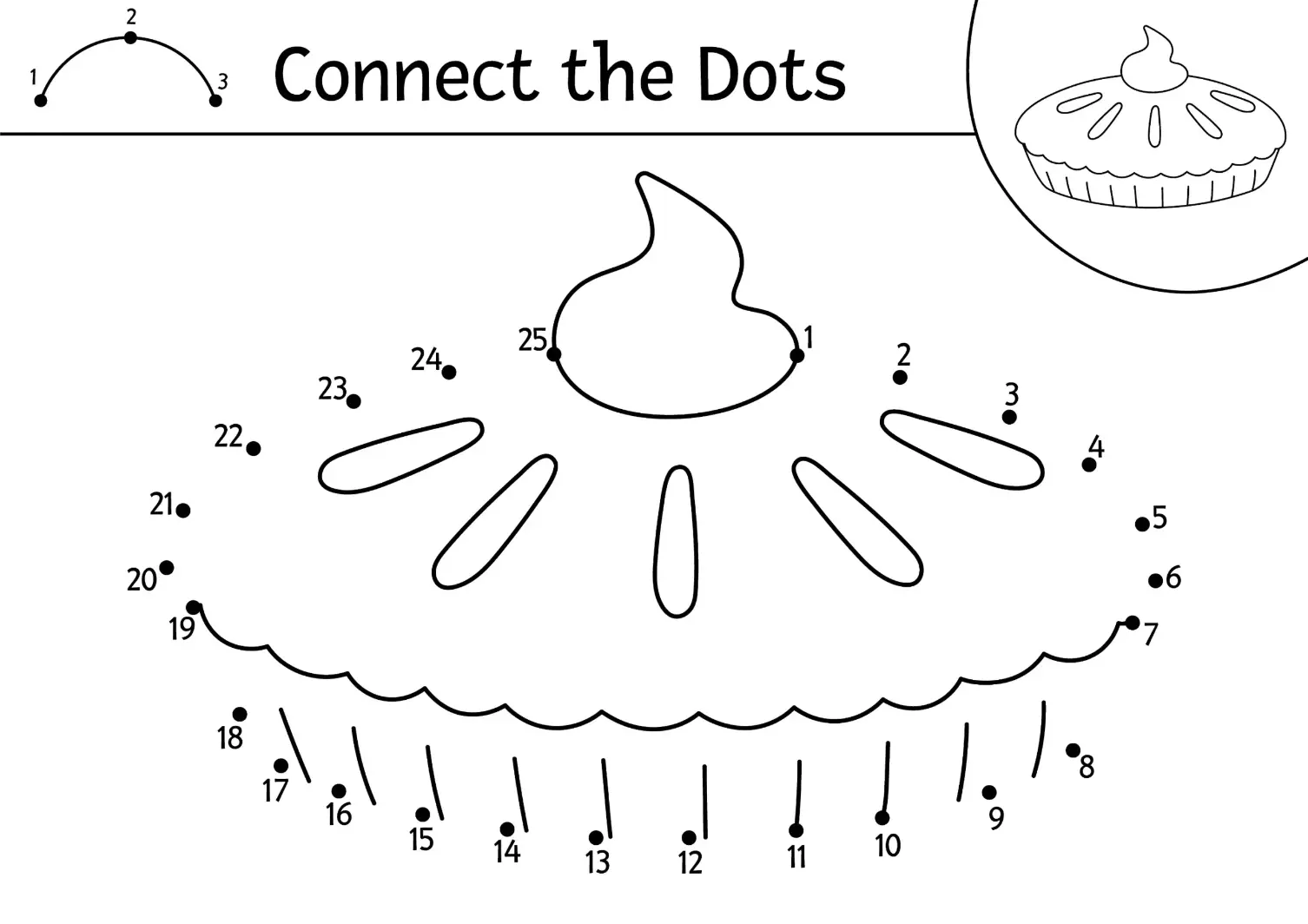 Free Dot To Dot Coloring Picture