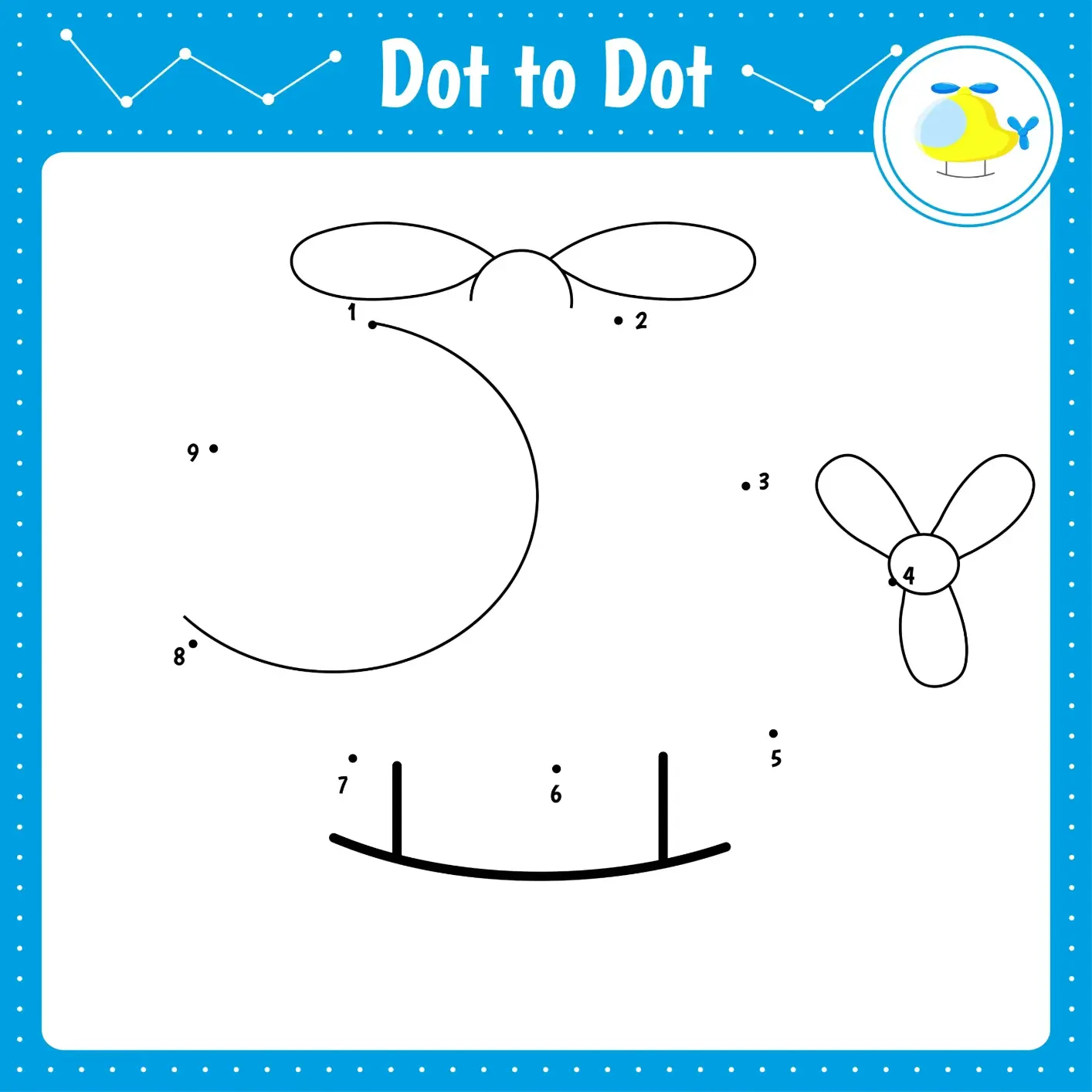 Free Dot To Dot Coloring Picture