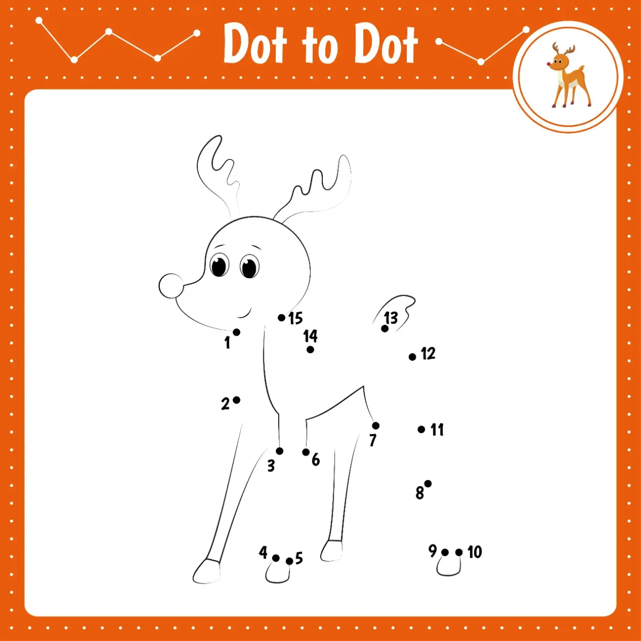 Free Dot To Dot Coloring Picture