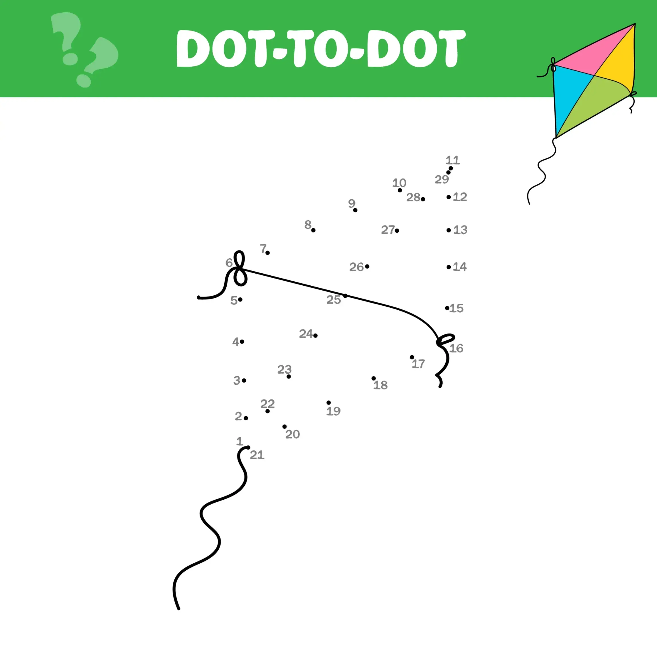 Free Dot To Dot Coloring Picture