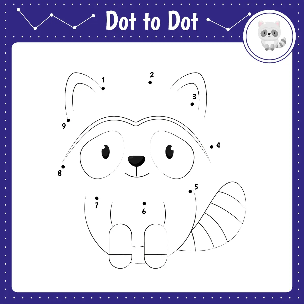 Free Dot To Dot Coloring Picture