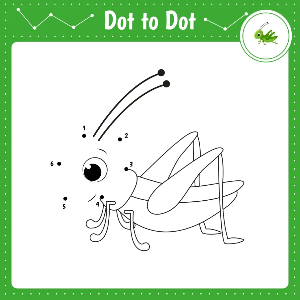 Free Dot To Dot Coloring Picture