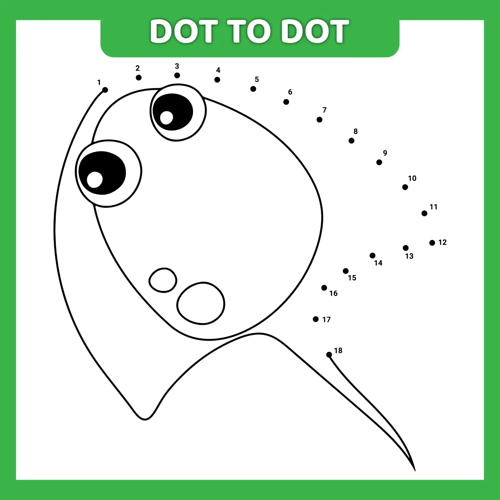 Free Dot To Dot Coloring Picture