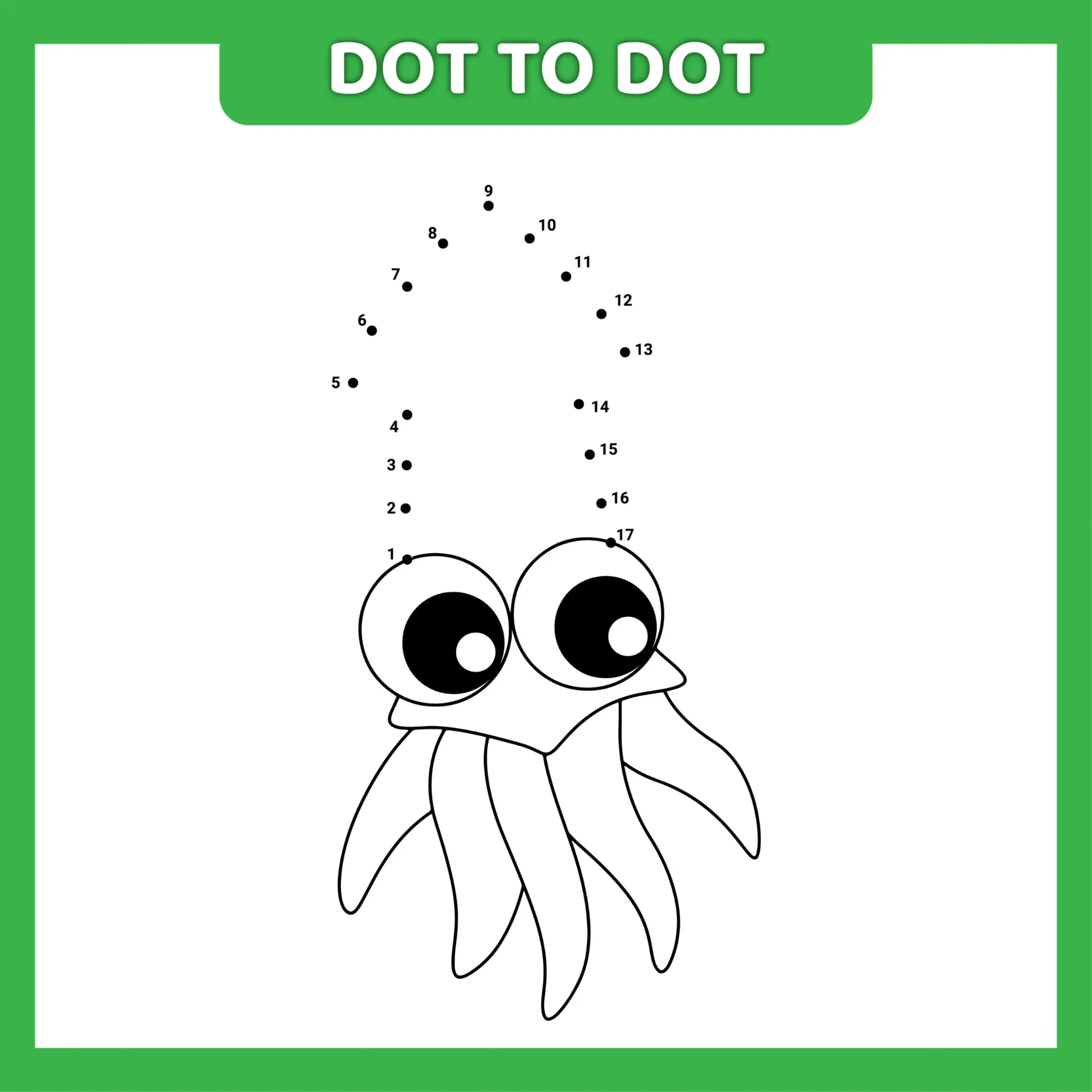 Free Dot To Dot Coloring Picture