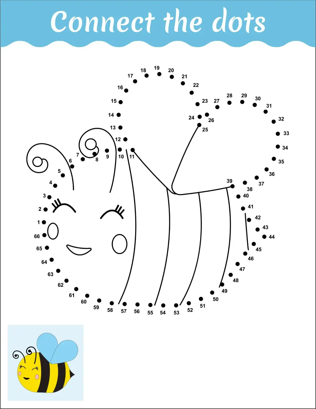 Free Dot To Dot Coloring Picture