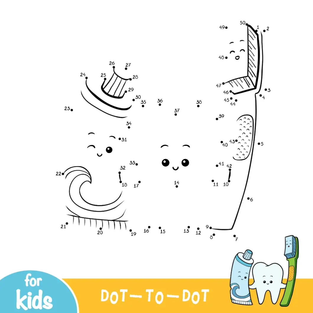 Free Dot To Dot Coloring Picture