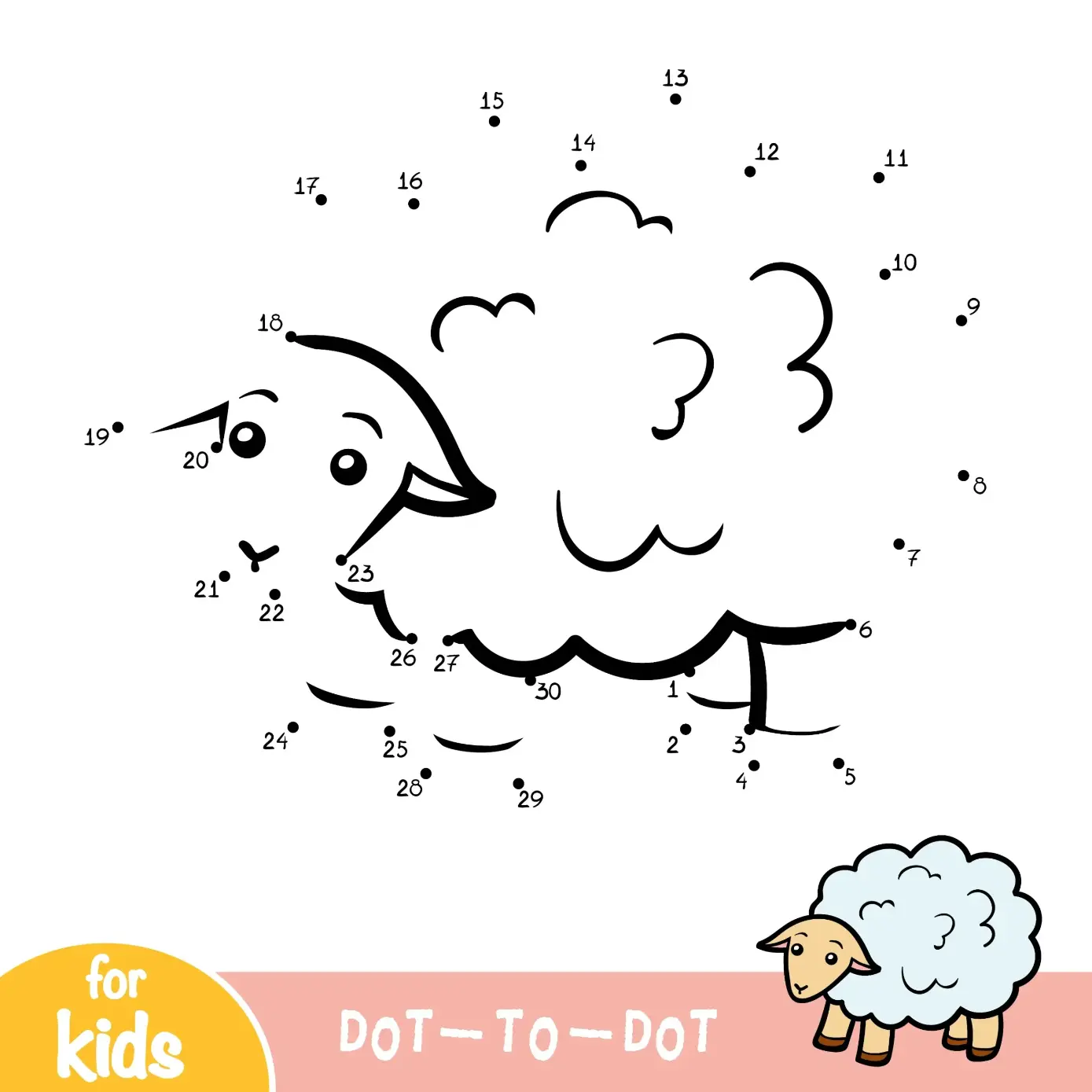 Free Dot To Dot Coloring Picture