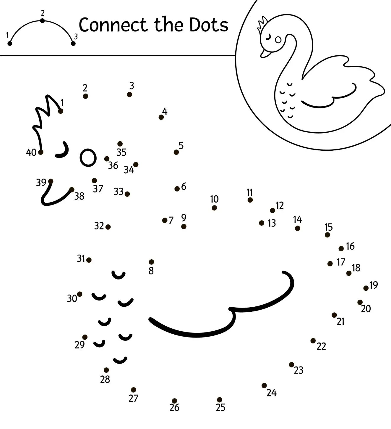 Free Dot To Dot Coloring Picture