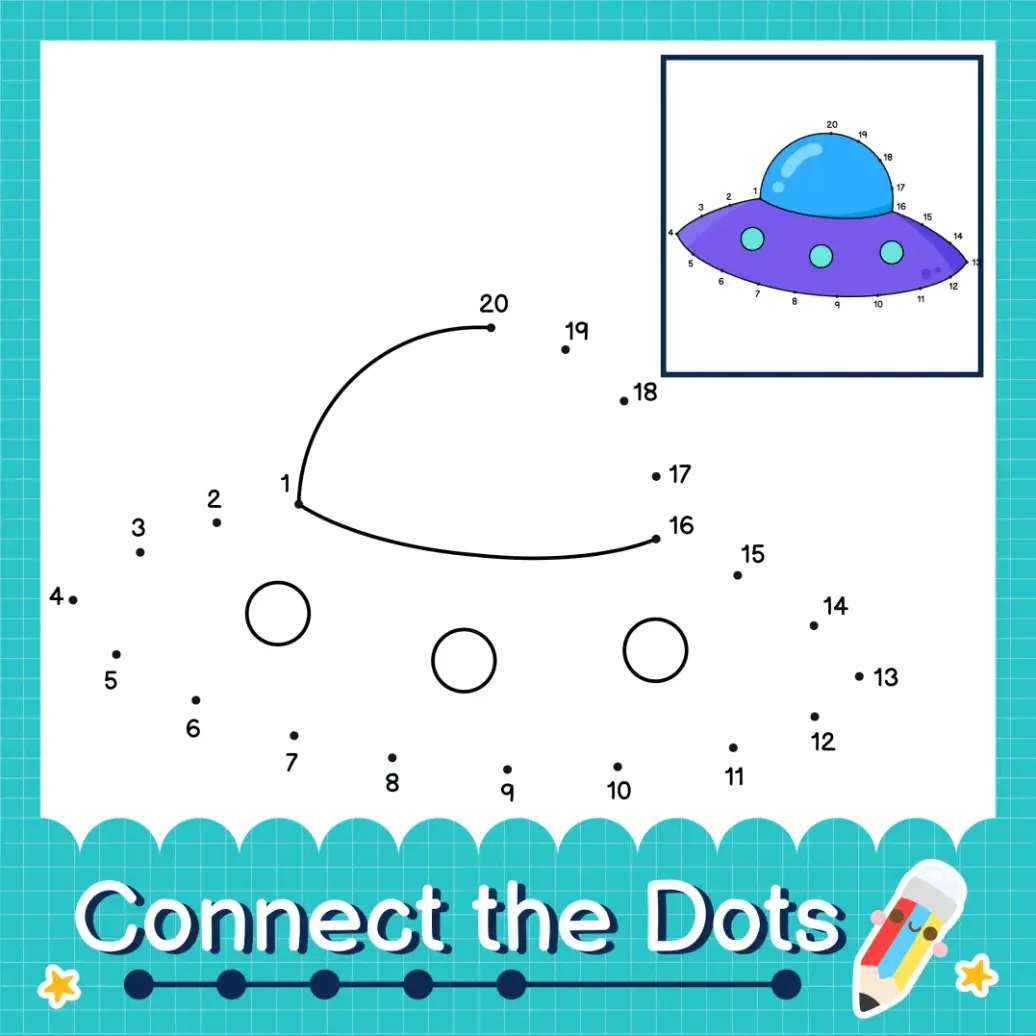 Free Dot To Dot Coloring Picture