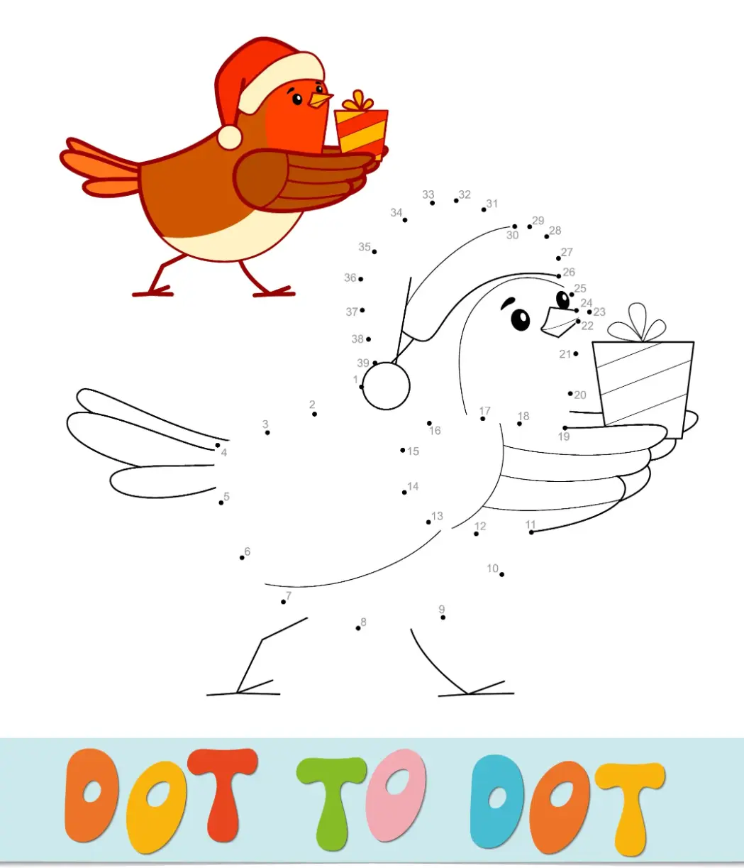 Free Dot To Dot Coloring Picture