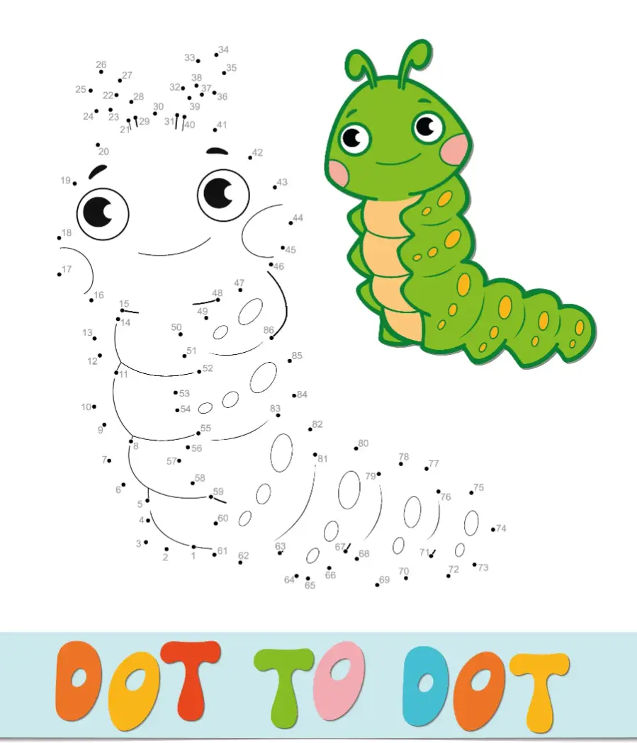 Free Dot To Dot Coloring Picture