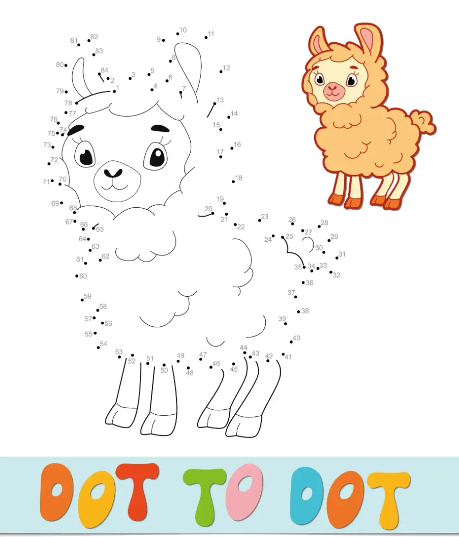 Free Dot To Dot Coloring Picture