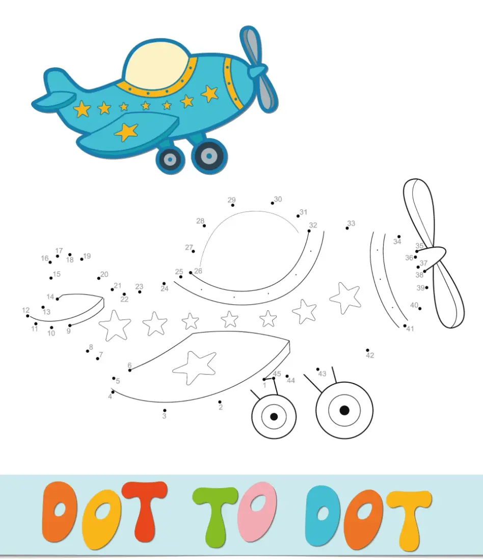 Free Dot To Dot Coloring Picture