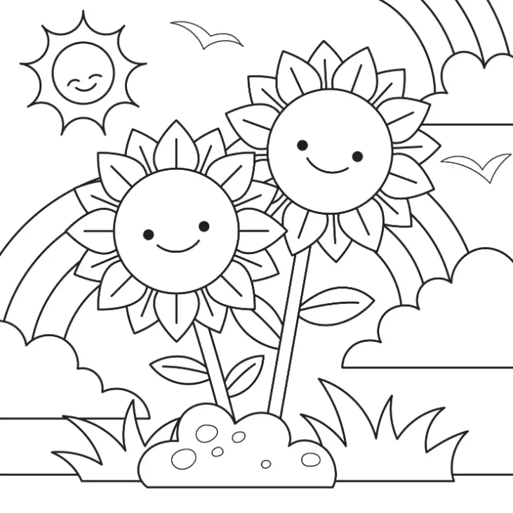 Free Ecology Picture To Color In