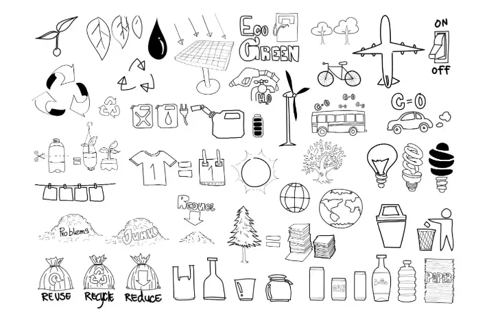 Free Ecology Picture To Color In