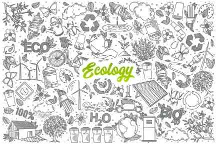 Free Ecology Picture To Color In