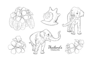 Free Elephant Picture To Color In