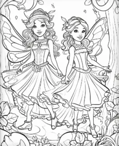 Free Fairy Picture To Color In