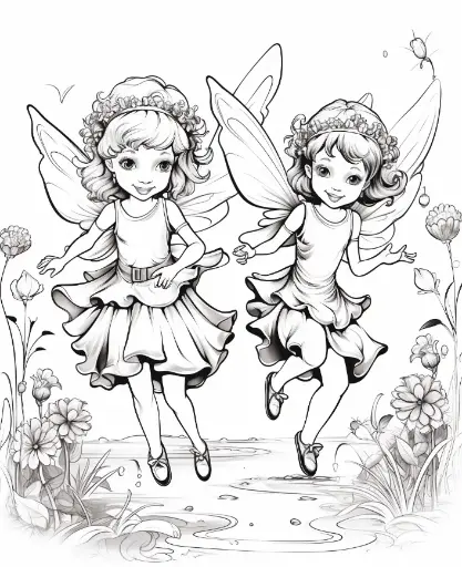 Free Fairy Picture To Color In