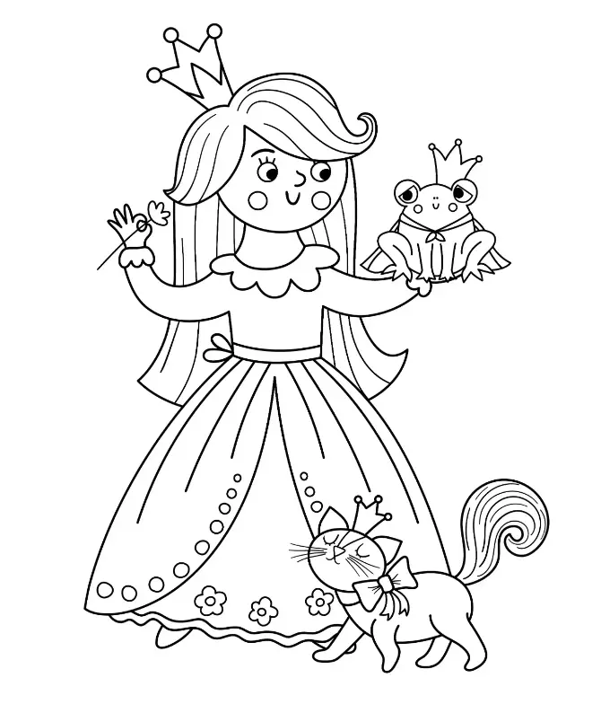 Free Fairy Picture To Color In