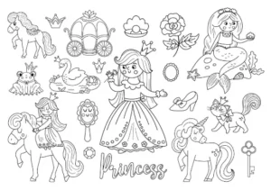 Free Fairy Picture To Color In