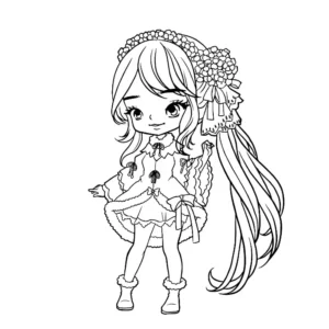 Free Fairy Picture To Color In