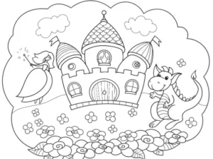 Free Fairy Picture To Color In