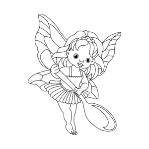 Free Fairy Picture To Color In