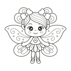 Free Fairy Picture To Color In